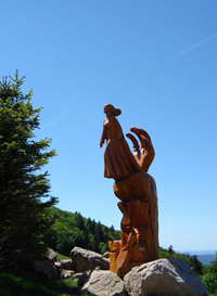 Plancher les Mines statue � la Planche des Belles Filles