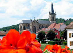 Village de Ronchamp en Haute-Sa�ne